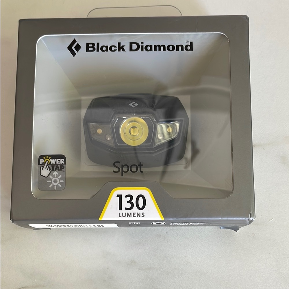 Black Diamond Black Headlamp Spot 130 Lumen Compact